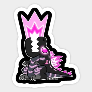 Gama Pink Godzilla Sticker